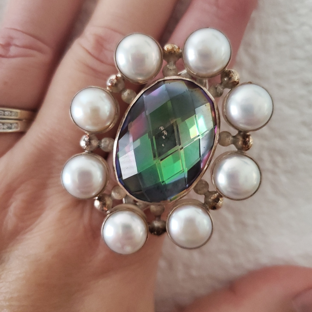 Faceted Sterling Ring